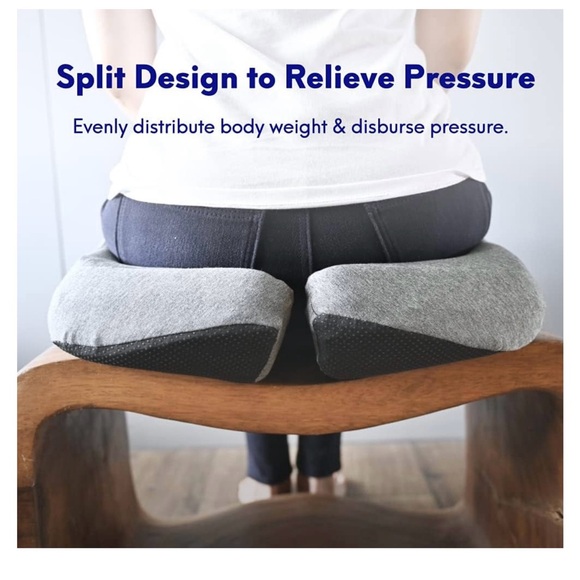 Relief Seat Cushion for Long Sitting Hours on Office & Home Chair - Picture 4 of 8